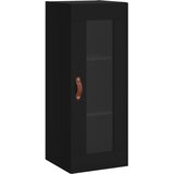 Maison Chic Stenska omarica - Zidna omarica črna 34,5x34x90 cm iu128, (22063135) Cene