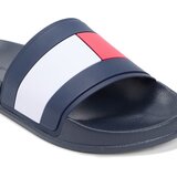 Tommy Hilfiger Nizki natikači mornarska / rdeča / bela | Shoptok.si