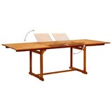  7-dijelni vrtni blagovaonski set od masivnog bagremovog drva 160-240 cm | shoptok.hr