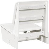  Vrtna stolica bijela 60x64x70,5 cm od masivne borovine | shoptok.hr