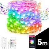 Family Christmas Pametni svetlobni niz Bluetooth USB 33 RGBIC LED 5m | Shoptok.si