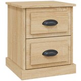 Maison Chic Nočna omarica - Nočna miza sonoma hrast 39x39x47,5 cm inženirski les, (21686963) Cene