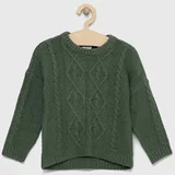 Abercrombie & Fitch Dječji džemper boja: zelena, lagani