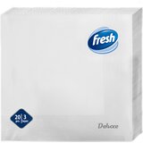 Fresh Salvete troslojne, 33x33, 20 komada, Bele cene