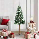 vidaXL Ožja jelka med 150 LED Zelena 150 cm PVC in trden bor | Shoptok.si