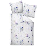 Janine POSTELJNINA 200/200 cm mako saten modra Cene