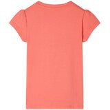  Dječja majica sa širokim rukavima koraljna boja 140 | shoptok.hr