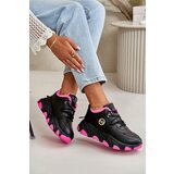 Boto Warm Women's Sports Shoes Lace-up Platform Black Bialoa | ePonuda.com