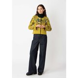 IVKO WOMAN žakardni kardigan/ cvetni motiv - granny zelena 242522.062