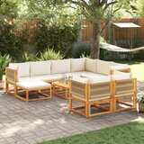 vidaXL 10-dijelna set vrtnih sofa s jastucima masivno bagremovo drvo | shoptok.hr