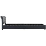  Okvir za krevet od umjetne kože crni 100 x 200 cm | Eponuda.com