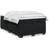 vidaXL Krevet box spring s madracem crni 120 x 190 cm baršunasti Cijene