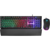 Rampage Tastatura + miš gaming KM-RX7 FORTUNA Rainbow Backlit FULL SIZE US/ENGLISH Layout 6400 dpi Mouse... | Eponuda.ba