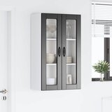  Zidni stakleni ormarić Crna 60 x 31 x 100 cm Konstruirano drvo | shoptok.hr