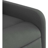 vidaXL Naslanjač iz temno sivega blaga | Shoptok.si