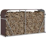  Nosilec za polena zelen 180x45x100 cm pocinkano jeklo, (21036176) | Shoptok.si