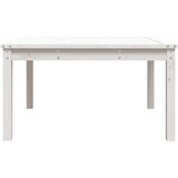  Vrtni stol bijeli 82,5 x 82,5 x 45 cm od masivne borovine | shoptok.hr