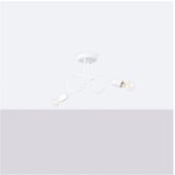 Nice Lamps Bela stropna svetilka 18x57 cm Opulent – | Shoptok.si