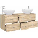  Set namještaja za kupaonicu 3 kom. Hrast sonoma | shoptok.hr