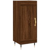vidaXL Komoda rjavi hrast 34,5x34x90 cm inženirski les, (20806197) | Shoptok.si