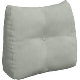 vidaXL Poglavni vzglavnik Svetlo siva 60 x 24 x 50 cm Žamet | Shoptok.si