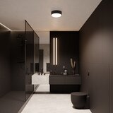  Spoljašnje plafonsko svetlo sa senzorom CLEO 3xE27/24W/230V, prečnika 40 cm, crno, IP54 | Eponuda.com