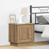  Noćni ormar S LED lampica Umjetnički hrast 44 x 34,5 x 45 cm | shoptok.hr
