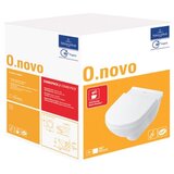 Villeroy Boch 5660H101 O.novo Combi-Pack viseča WC školjka z WC desko s počasnim zapiranjem | Shoptok.si