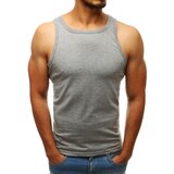 DStreet Tank top męski bez nadruku szary Cene