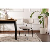 Hanah home stolica nancy - white, black whiteblack chair set (2 pieces) Cene
