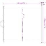  Uvlačiva vrata za kućne ljubimce bijela 117,5x125 cm | shoptok.hr
