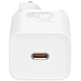 Baseus stenski polnilec tip C Super Si PD 25W + kabel tip C na tip C bel TZCCSUP-L02 | Shoptok.si
