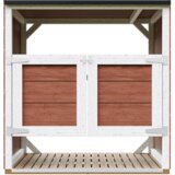 Timbela Nadstrešek za smetnjake 2x240L, vrtna shramba M980A-REDWOOD RED, (5000227478) Cene