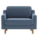 Atelier Del Sofa 1-Seat sofa - fotelja robin loveseat ocean blue walnut | ePonuda.com