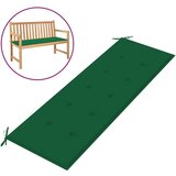 vidaXL Blazina za vrtno klop zelena 150x50x3 cm Cene