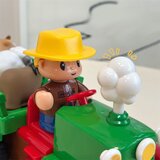  Edukativni traktor sa prikolicom i farmerom sa zvučnim efektima - village | shoptok.hr