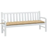 vidaXL Blazina za vrtno klop melanž bež 180x50x7 cm blago Cene