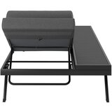 Bessagi Garden Vrtni Ležalnik Avolina, Temno Siva | Shoptok.si