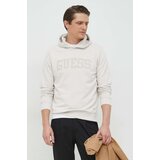 Guess Bluza moška, bež barva, s kapuco | Shoptok.si