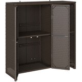Ormarić za pohranu s policom Smeđa 100 x 36 x 102 cm Ratan | shoptok.hr