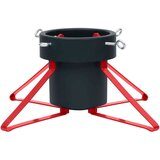 vidaXL Stojalo za novoletno jelko zeleno in rdeče 46x46x19 cm | Shoptok.si