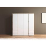 Rauch Möbel OMARA S KLASIČNIMI VRATI, bela, hrast artisan | Shoptok.si
