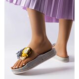 Gemre Gray slides with transparent strap Hétu | shoptok.hr