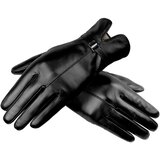 INF ženske zimske rokavice iz ovčje kože - zaslon na dotik in tople black xl, (21639061) cene