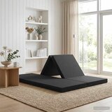SOFA na razvlačenje 140 x 67 x 15 cm Crna Cijene
