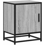 Maison Chic Noćni ormarić Sivi Sonoma 40x31x50 cm Konstruirano drvo i metal | shoptok.hr