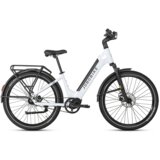 JOBOBIKE Pametno mestno električno kolo Luxe, 250 W tihi pogon, 36 V 15 Ah, podpora prek aplikacije, bela, (5000008885) Cene
