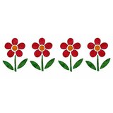  Šablona XL Rože 22x67 cm RABLJENO | Shoptok.si