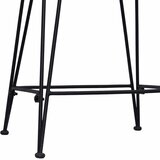 Barska stolica 2 pcs Crna 44 x 45 x 76 cm Ratan i Čelik | shoptok.hr