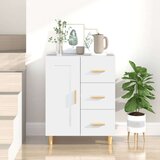  Komoda bijela 69 5 x 34 x 90 cm od konstruiranog drva | shoptok.hr